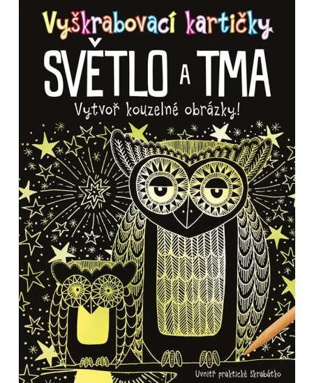 Vyškrabovací kartičky: Světlo a tma