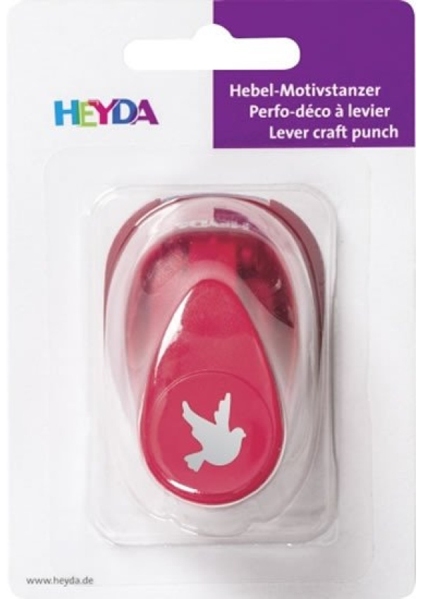 HEYDA ozdobná děrovačka velikost S - holubice 1,7 cm