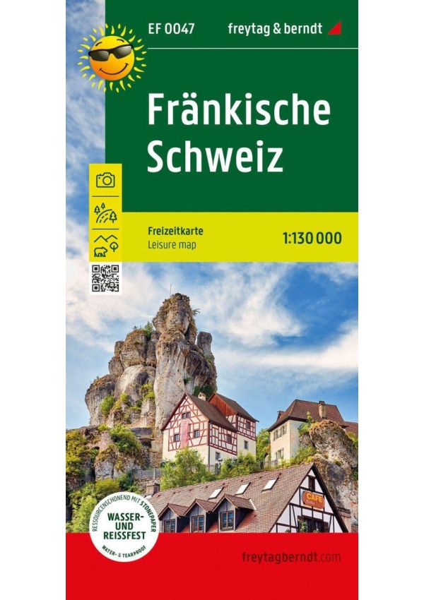 Levně Francké Švýcarsko 1:130 000 / mapa volného času