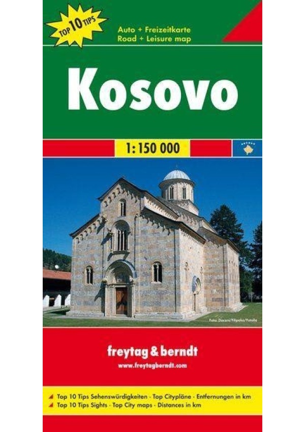 Levně AK 0716 Kosovo 1:150 000 / automapa + mapa volného času