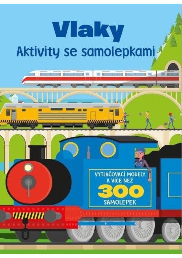 Vlaky Aktivity se samolepkami