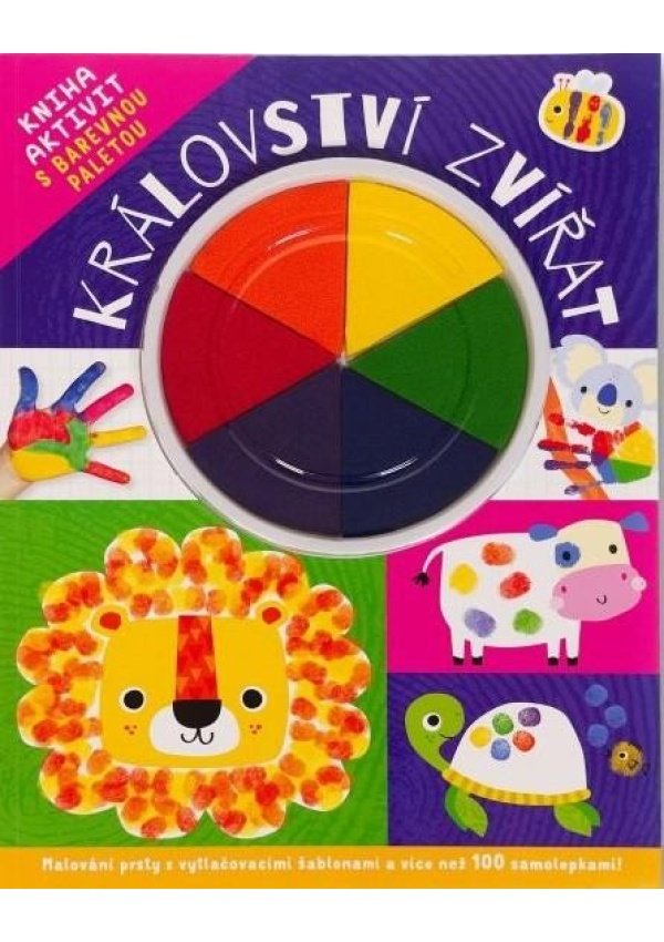 Levně Království zvířat - Kniha aktivit s barevnou paletou