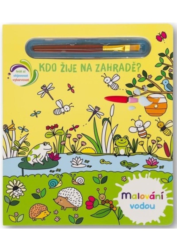 Kdo žije na zahradě? - Malování vodou