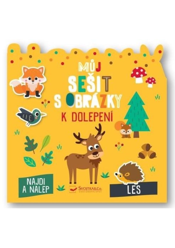 Můj sešit s obrázky k dolepení Les