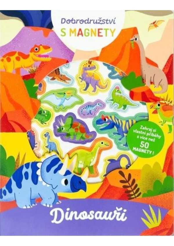 Levně Dobrodružství s magnety Dinosauři