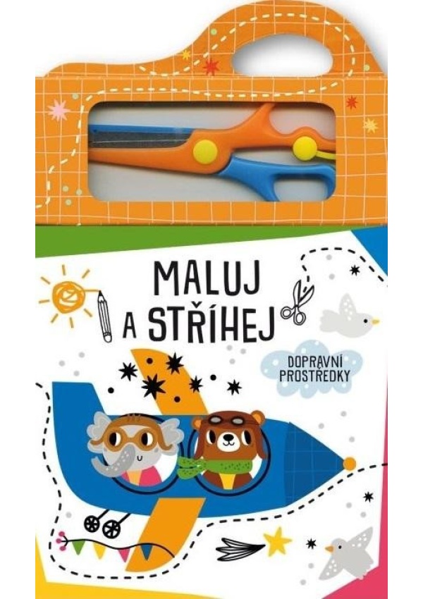 Levně Maluj a stříhej Dopravní prostředky