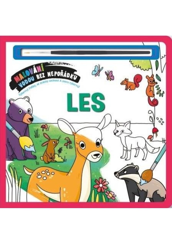 Malování vodou bez nepořádku Les