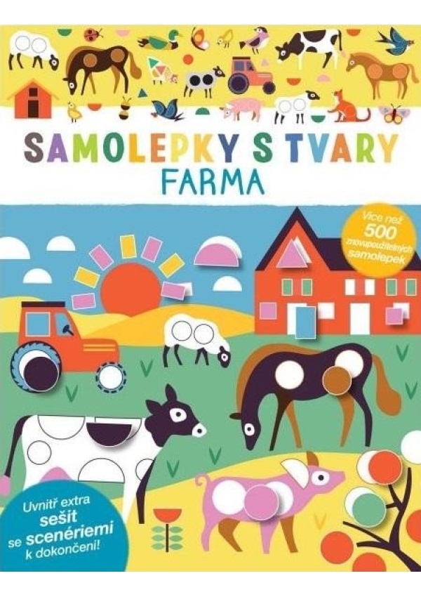 Levně Samolepky s tvary Farma