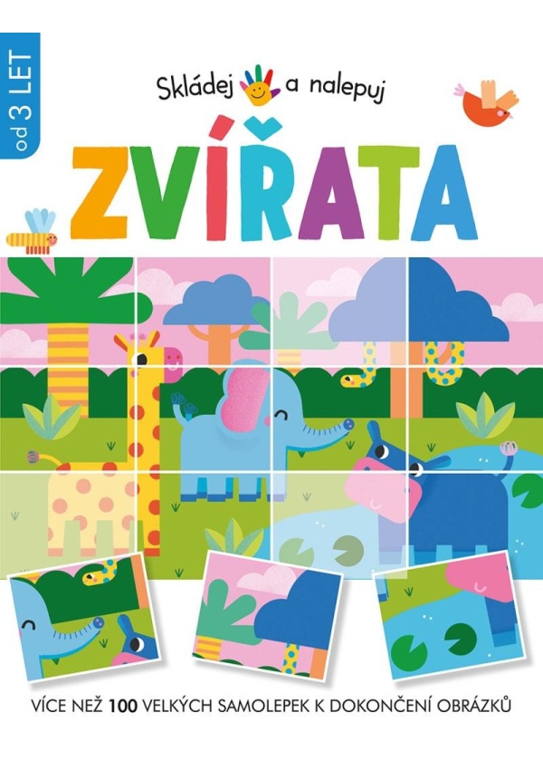 Levně Skládej a nalepuj Zvířata