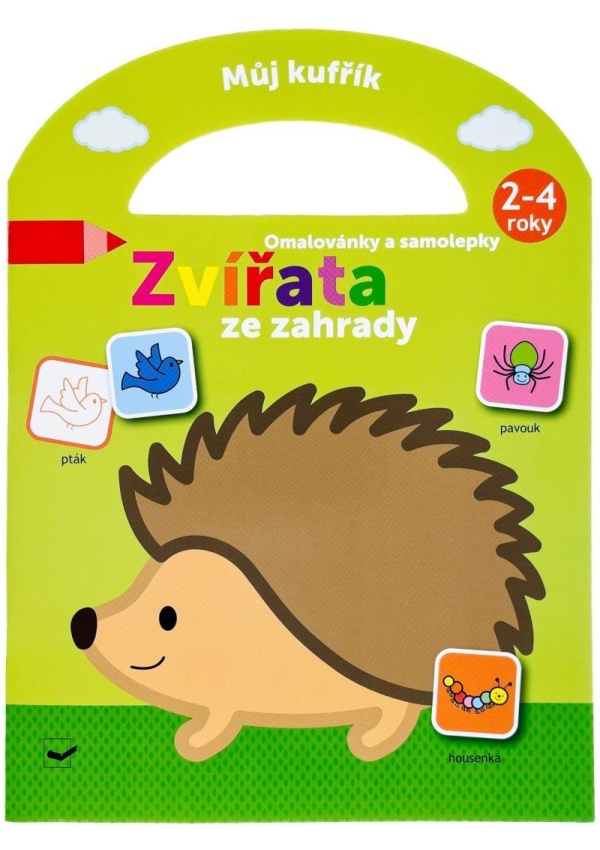 Levně Můj kufřík Omalovánky a samolepky Zvířata ze zahrady