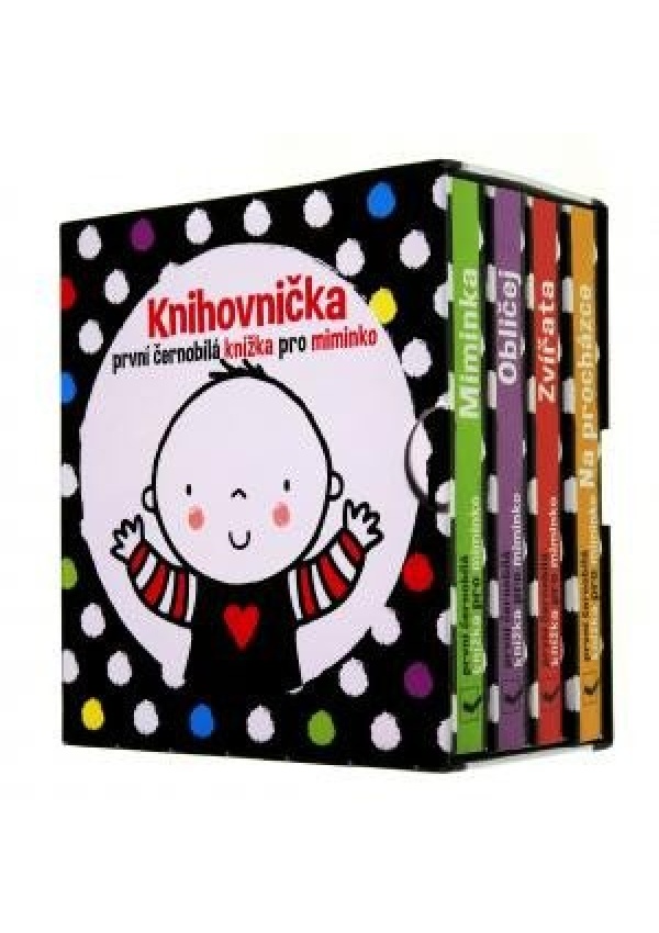 Levně Knihovnička - První černobílé knížky pro miminko