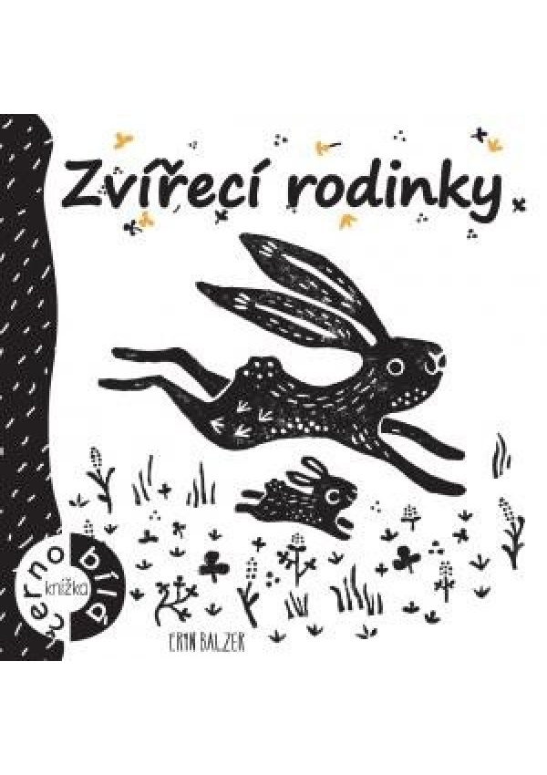 Levně Zvířecí rodinky - Černobílá knížka