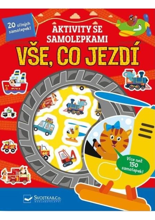 Aktivity se samolepkami - Vše, co jezdí
