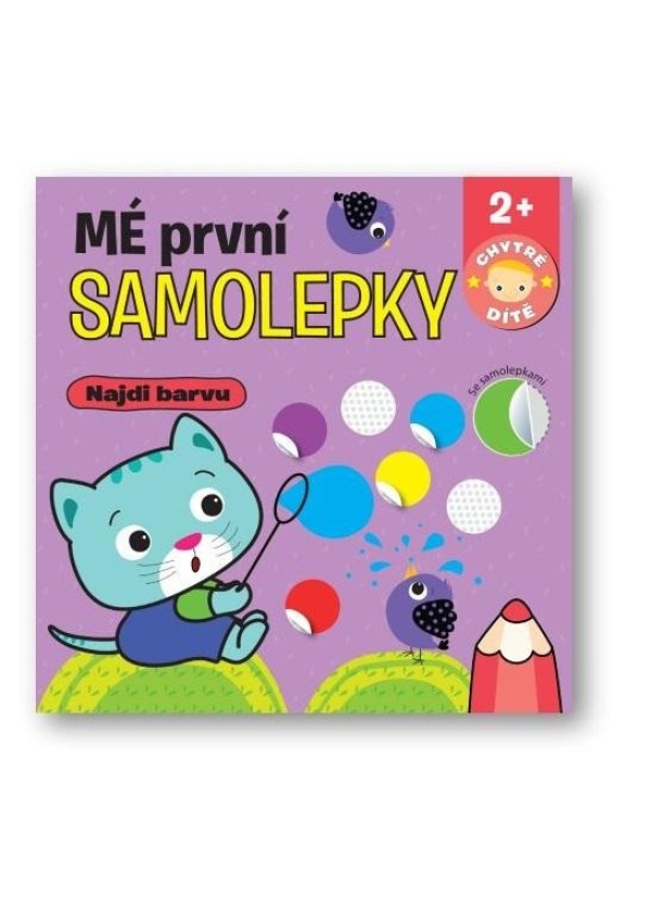 Levně Mé první samolepky Najdi barvu - Chytré dítě