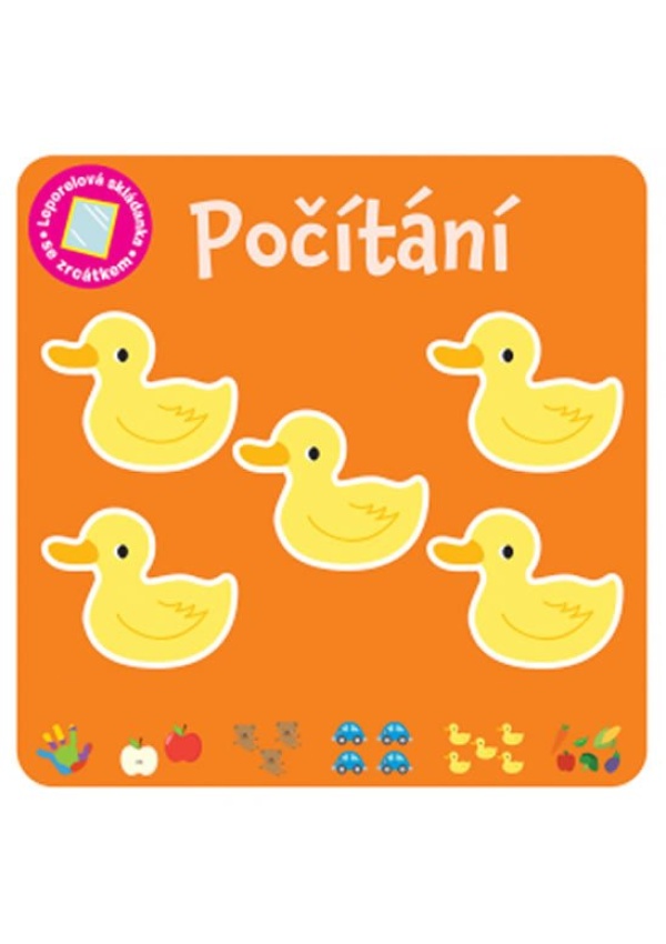Levně Počítání - Leporelová skládanka se zrcátkem