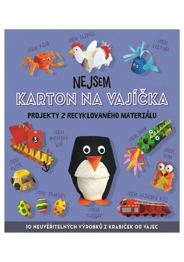 Levně Nejsem karton na vajíčka - Projekty z recyklovaného materiálu