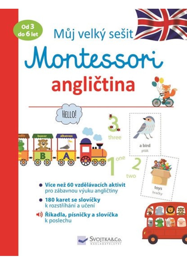 Levně Můj velký sešit Montessori - Angličtina 3 až 6 let