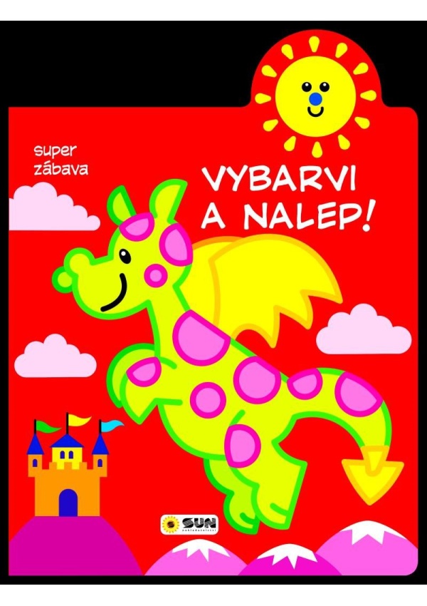 Levně Dráček 2-3 roky: Vybarvi a nalep
