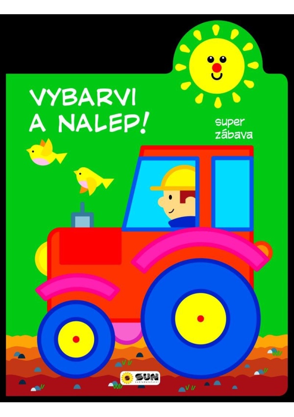 Levně Traktor 2-3 roky: Vybarvi a nalep