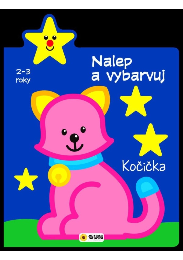 Levně Kočička 2-3 roky: Nalep a vybarvuj