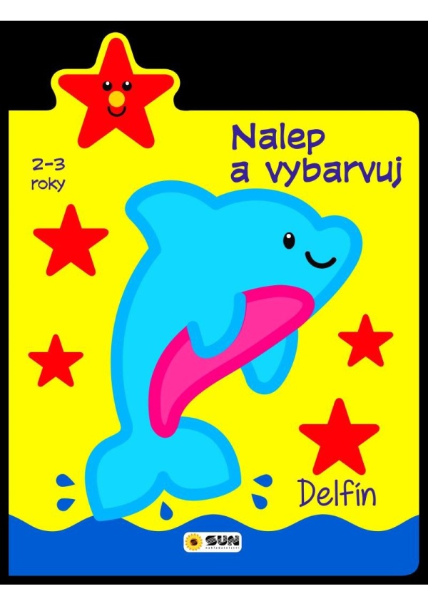 Levně Delfín 2-3 roky: Nalep a vybarvuj