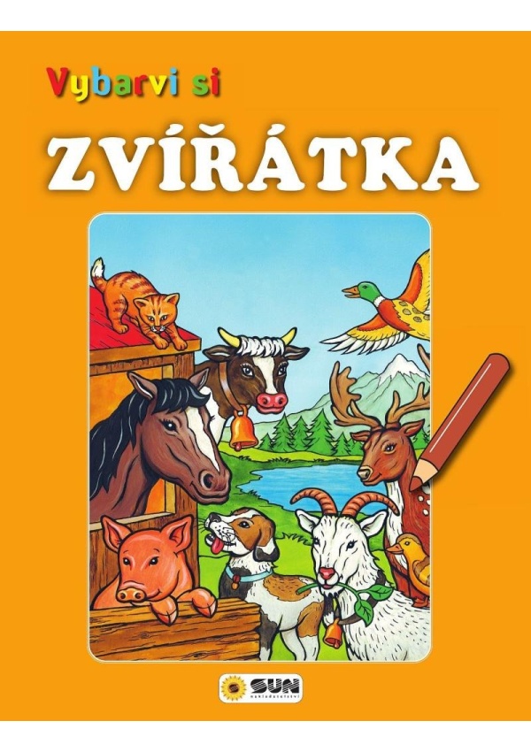 Levně Vybarvi si - Zvířátka (oranžové)