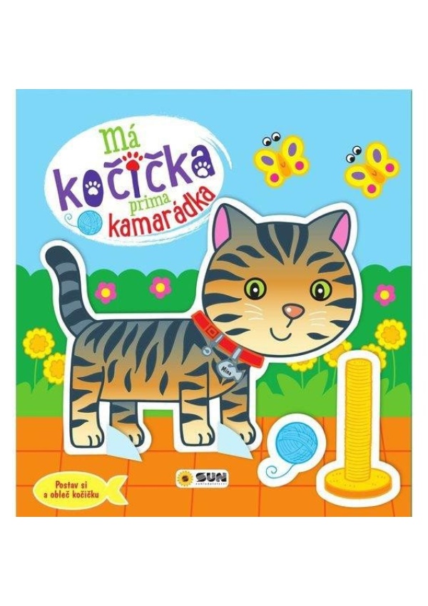 Levně Má kočička prima kamarádka - Postav si a obleč kočičku