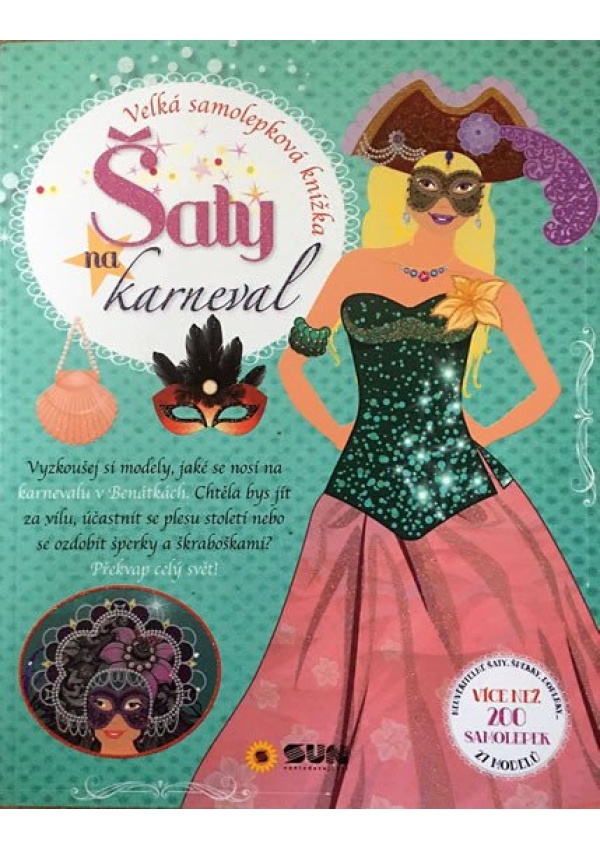 Šaty na karneval - Velká samolepková knížka