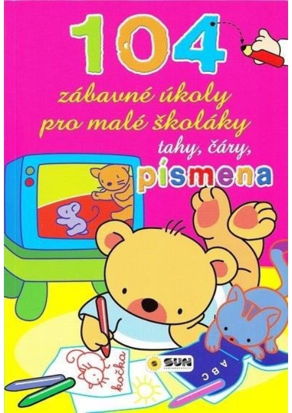 Levně Tahy, čáry, písmena - 104 zábavné úkoly pro malé školáky