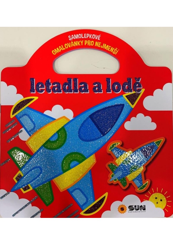 Levně Letadla a lodě - Samolepkové omalovánky