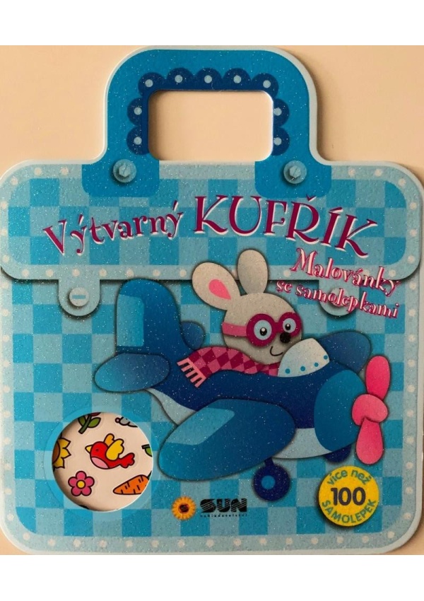 Výtvarný kufřík - Malovánky se samolepkami