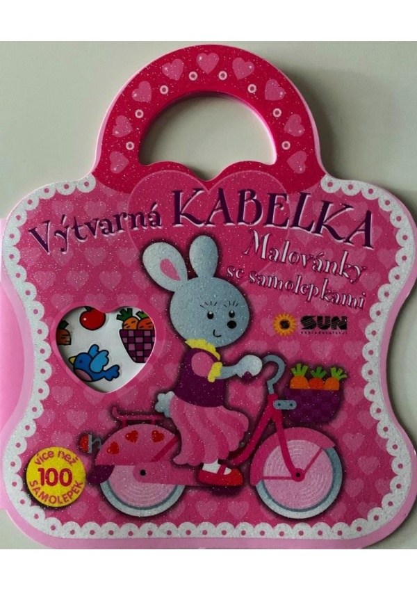 Výtvarná kabelka - Malovánky se samolepkami