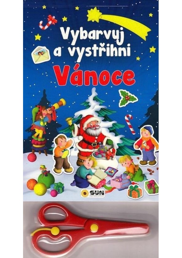 Vybarvuj a Vystřihni Vánoce