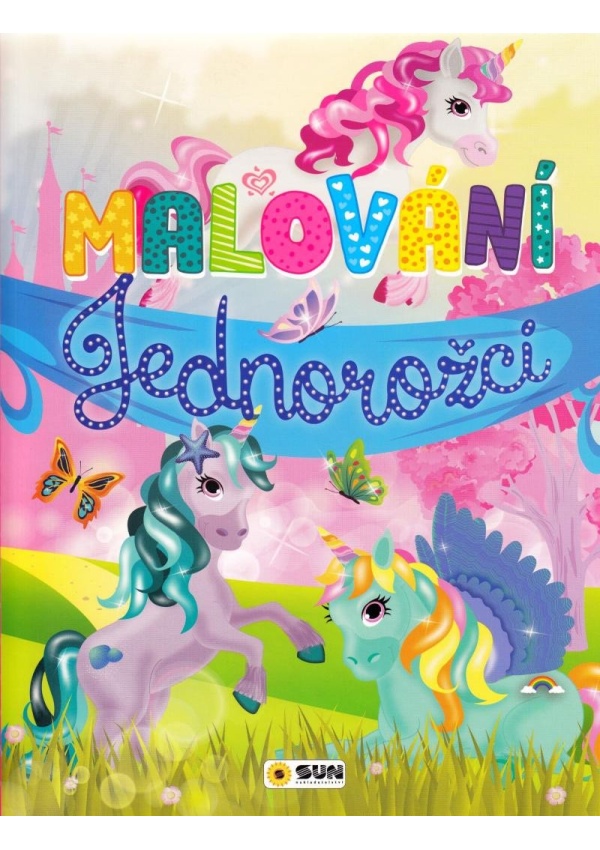 Levně Malování - Jednorožci - velká kniha