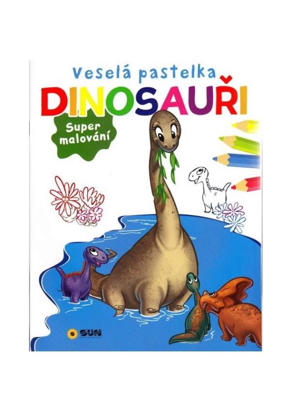 Levně Veselá pastelka Dinosauři
