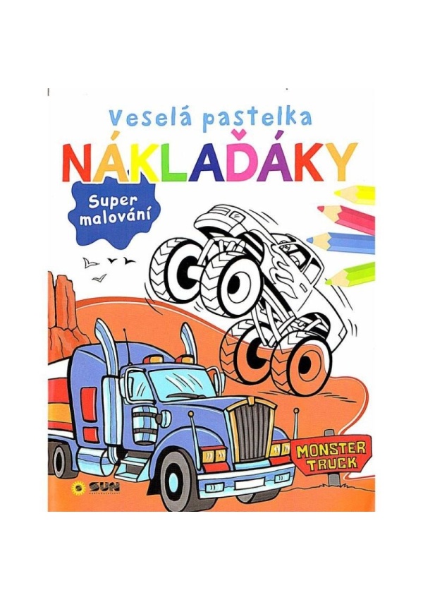 Veselá pastelka - náklaďáky