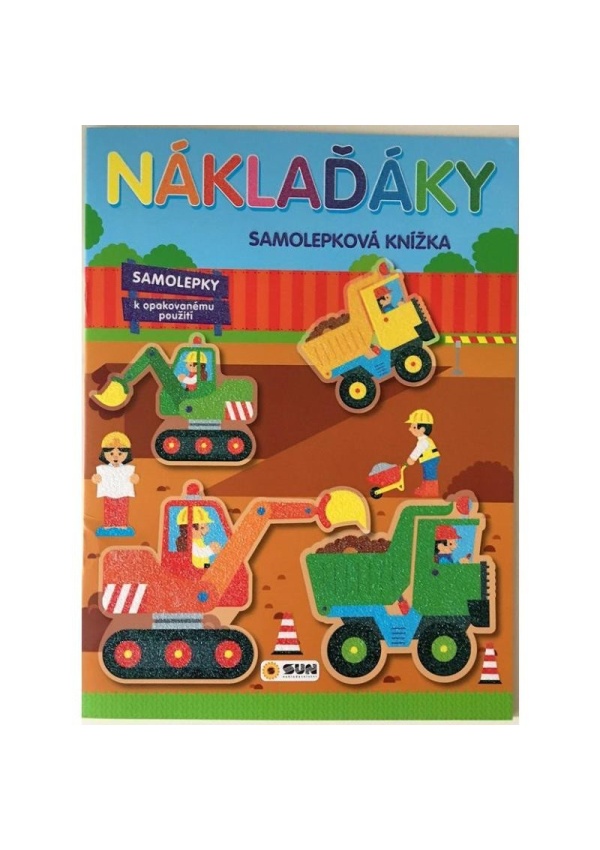 Levně Náklaďáky - samolepková knížka