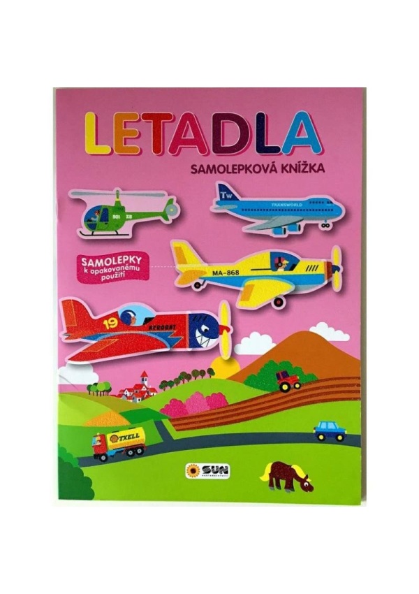 Levně Letadla - samolepková knížka