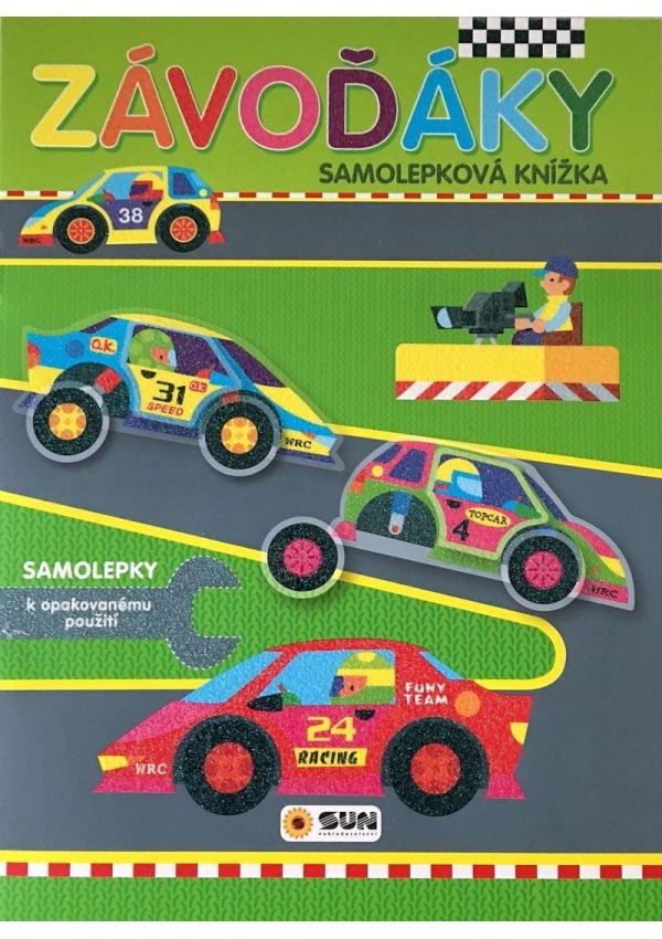 Levně Závoďáky - samolepková knížka