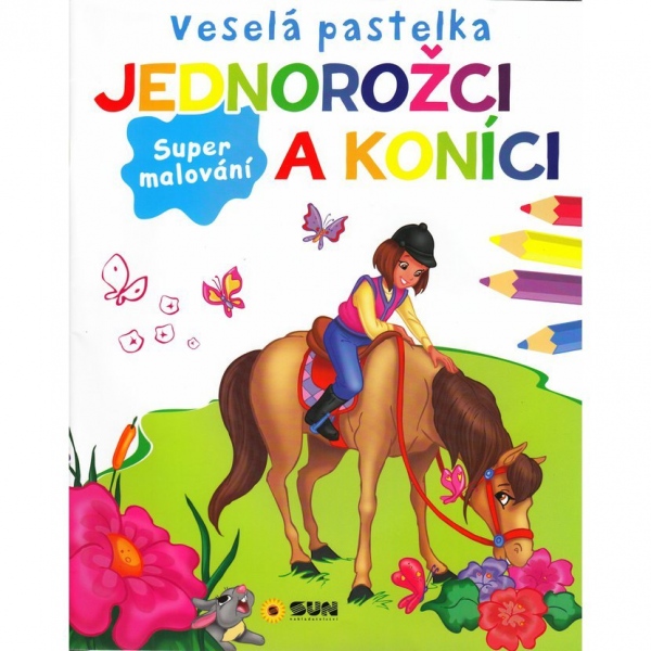 Levně Veselá pastelka Jednorožci a koníci