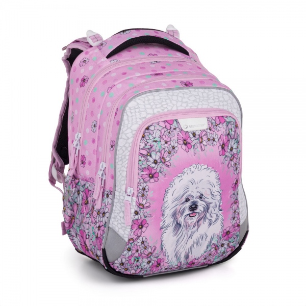 Levně Bagmaster LUMI 24 G školní batoh – pejsek