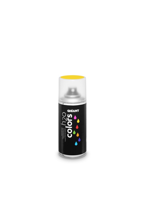 Ghiant - H2O akrylová barva ve spreji - 150 ml - zlatožlutá