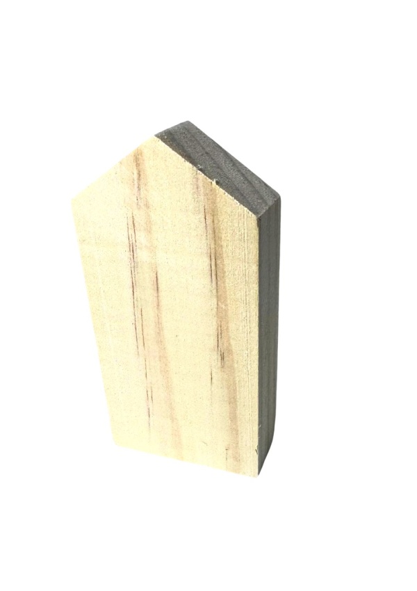 Creatissimo - dřevěný domeček 8x5x2 cm