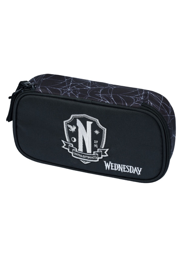 BAAGL Školní penál etue Wednesday Nevermore