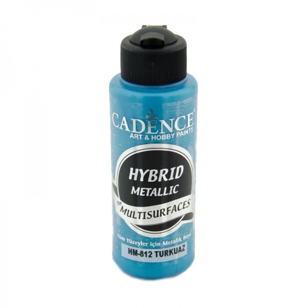Metalická barva Cadence Hybrid Metalic, 120 ml - turquoise, tyrkysová