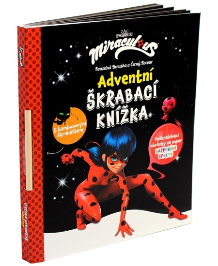 Kouzelná Beruška a Černý Kocour - Adventní škrabací knížka