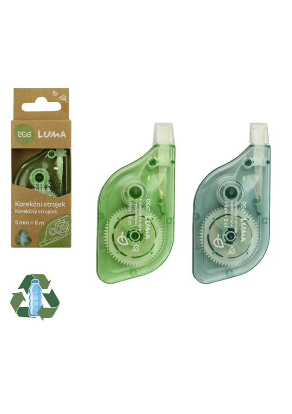 Korekční  strojek 5mm x  8m ECO LUMA mix