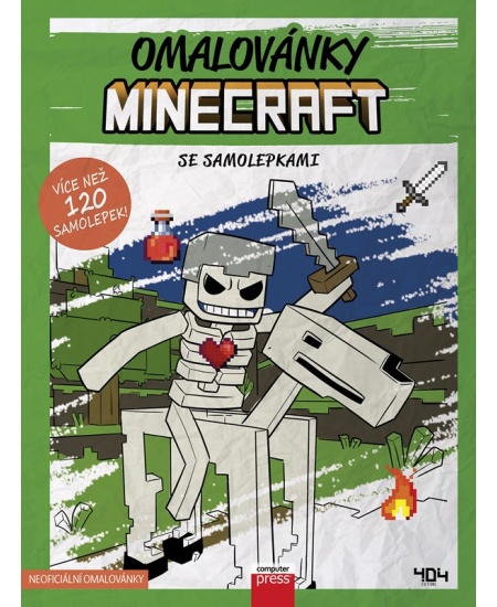 Levně Omalovánky Minecraft se samolepkami