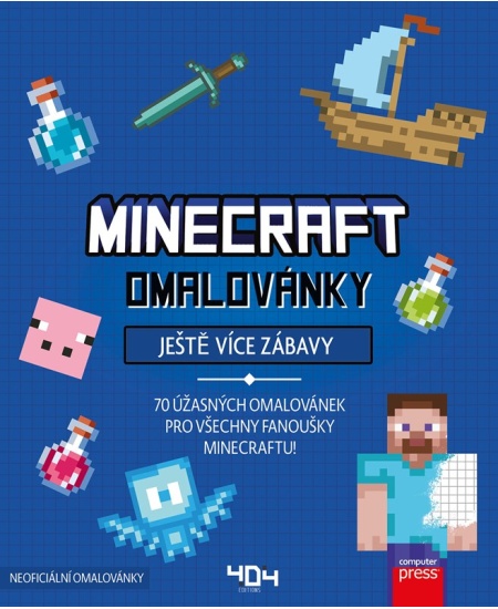 Levně Omalovánky Minecraft – Ještě více zábavy