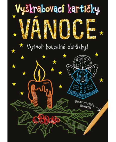 Vyškrabovací kartičky: Vánoce